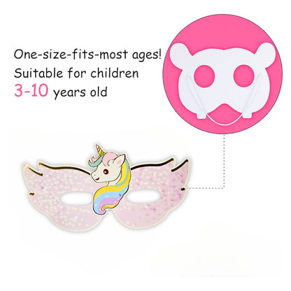 Unicorn Theme Paper Eye Mask - 6 PC