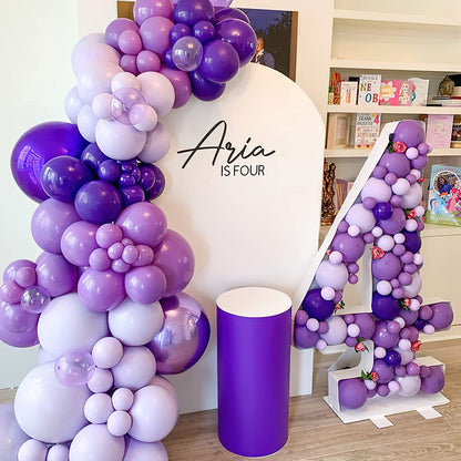 Black Currant Violent Color Balloons 10" - 50 PC