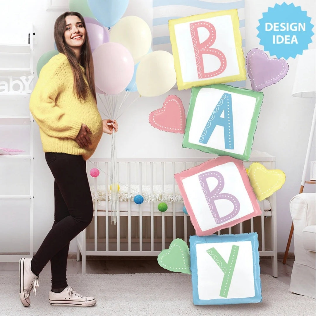 BABY Standing XL AirLoonz Balloon - Air Filled - 45 inches - 1PC