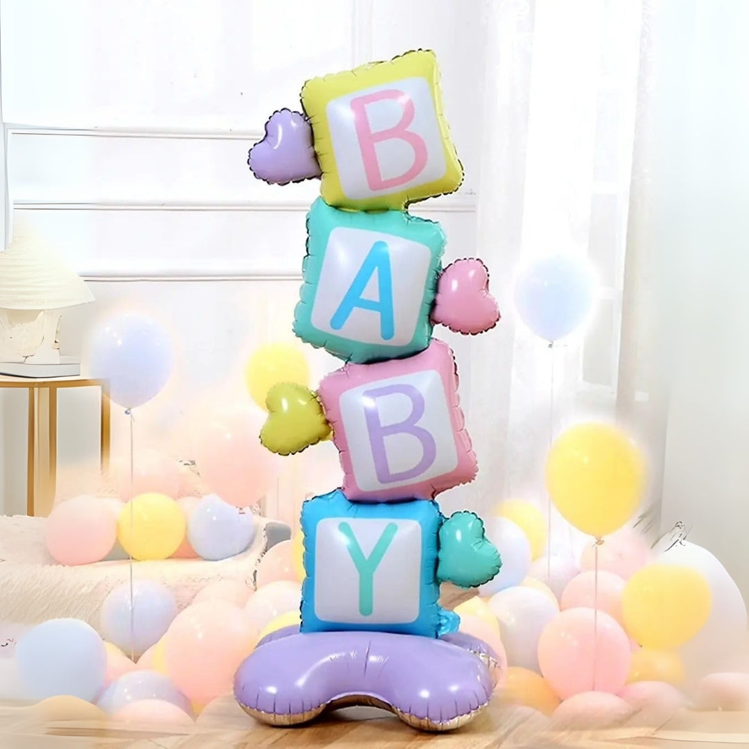 BABY Standing XL AirLoonz Balloon - Air Filled - 45 inches - 1PC