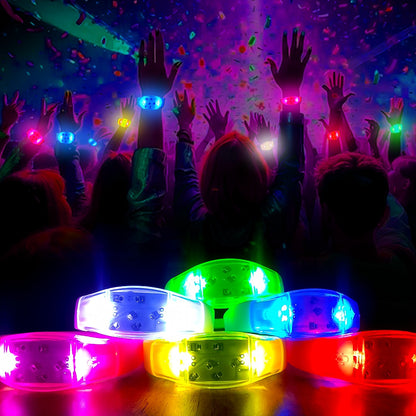 Musical Concert Bright LED Wrist band - Assorted Color