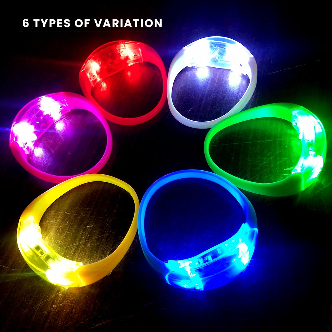 Musical Concert Bright LED Wrist band - Assorted Color
