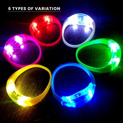 Musical Concert Bright LED Wrist band - Assorted Color