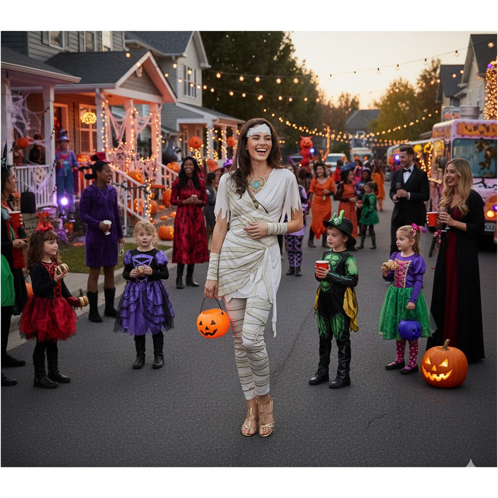 Egyptian Mummy Stretchable Costume