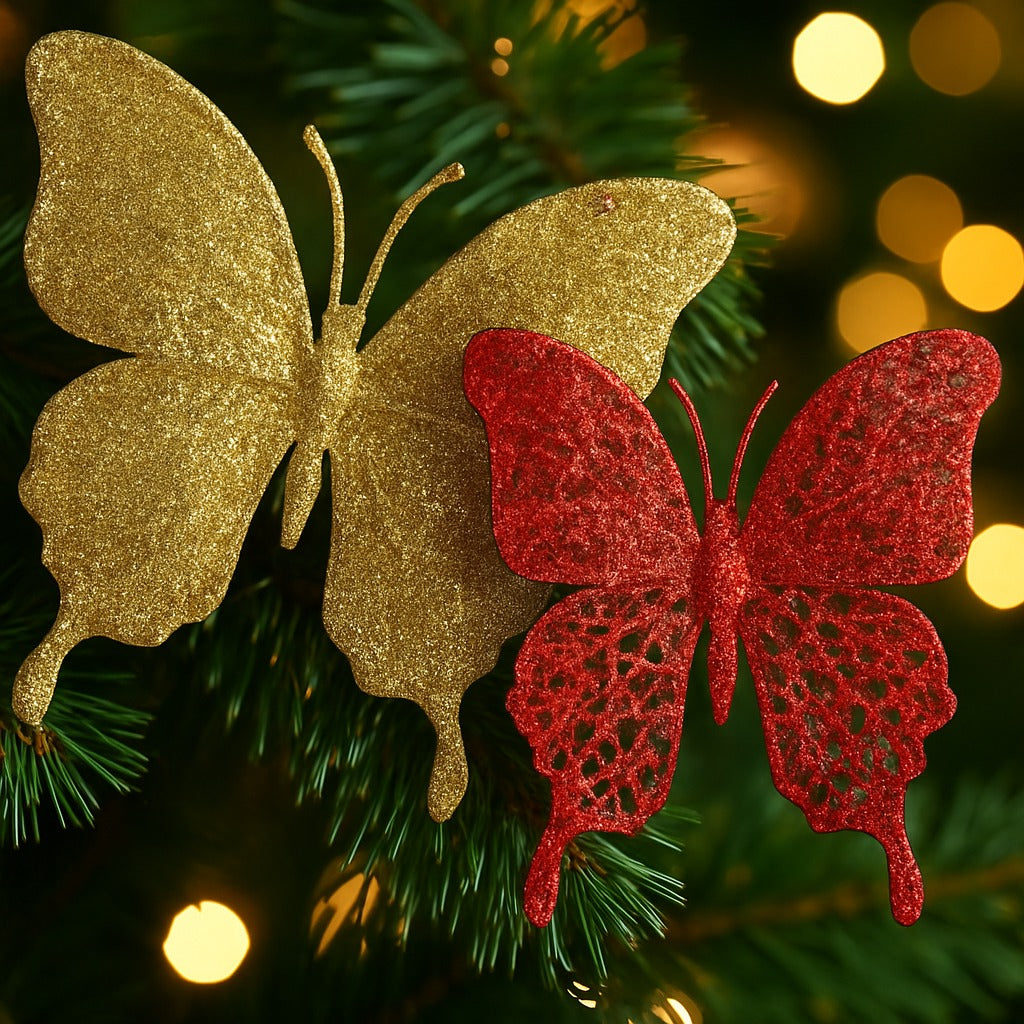 Large Butterfly Tree Hanging Decorations - 2 PC