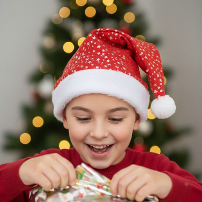 Christmas Star Print Hat