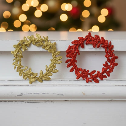 Christmas Wreath Hangings - 2PC