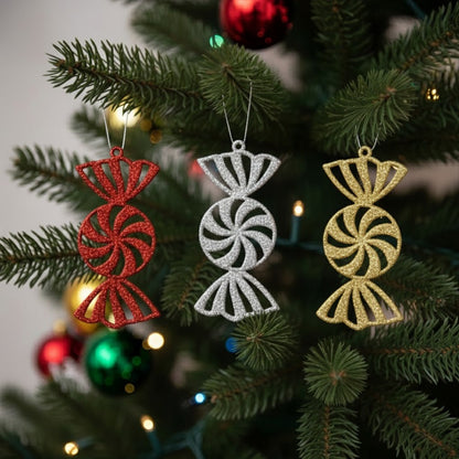 Candy Shape Tree Hangings - 3PC