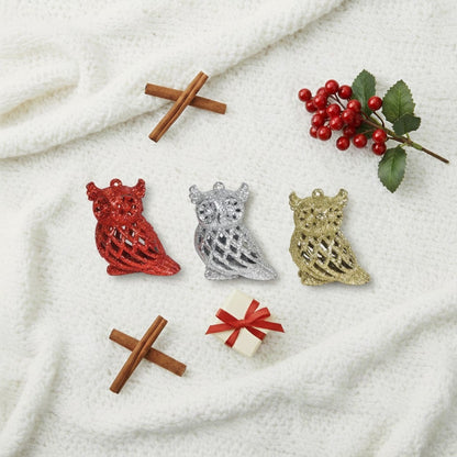 Lucky Charm Owl Tree Hanging - 3PC
