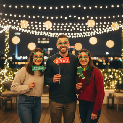 Merry Christmas Photo Props - 6Pc