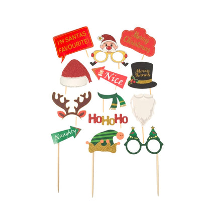 Merry Christmas Photo Props - 6Pc
