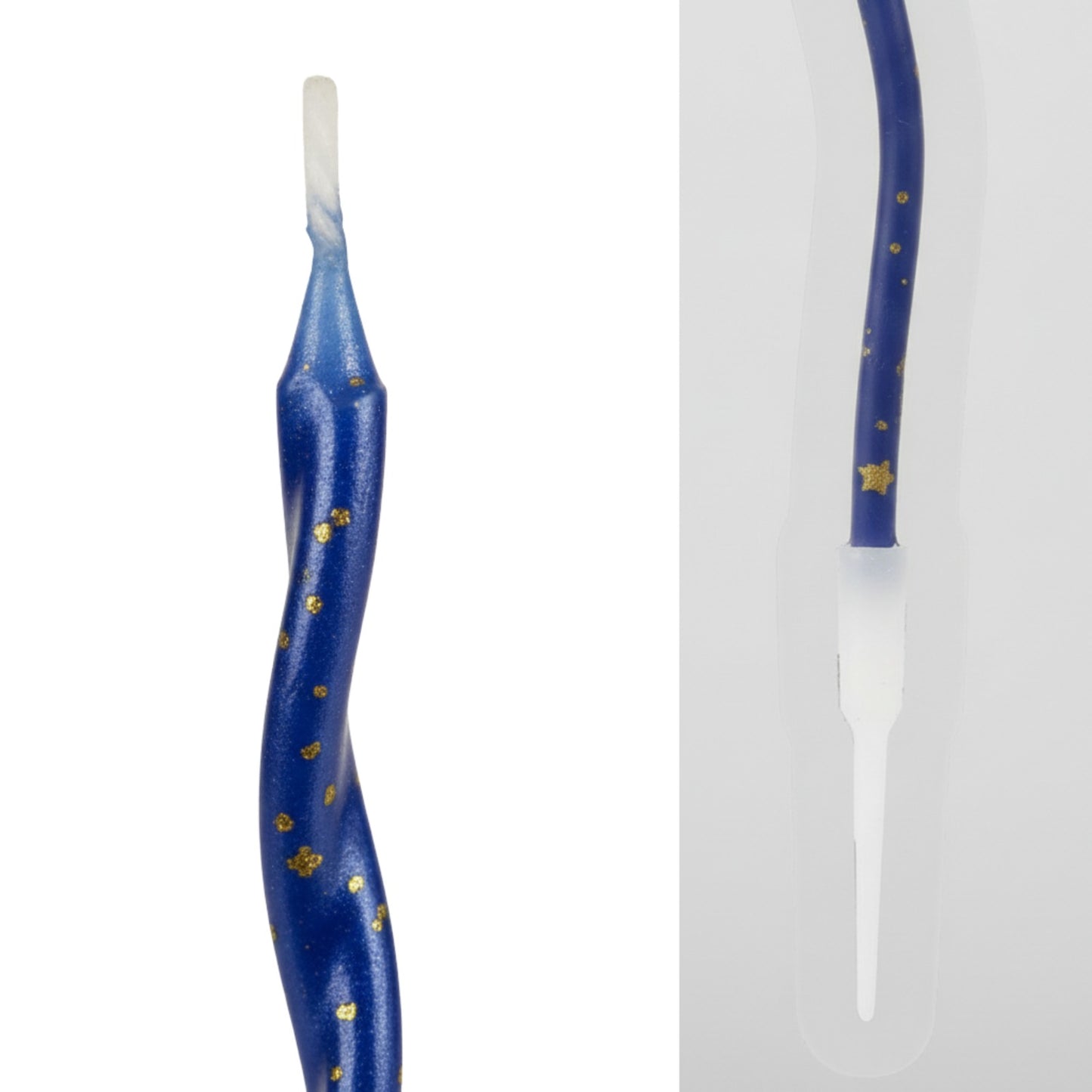 Curly Blue & Golden - 12PC