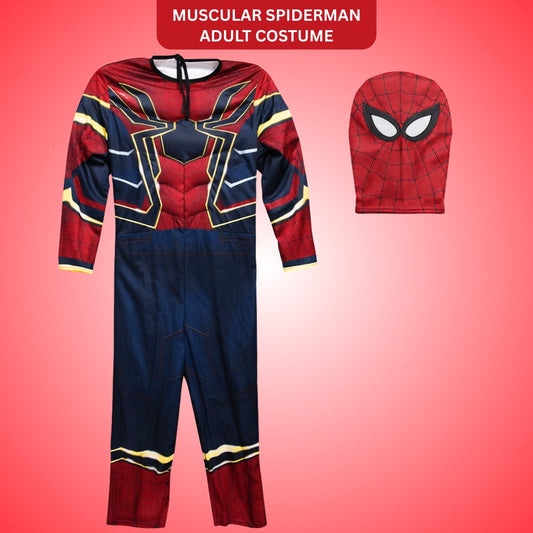 Muscular Spiderman Costume Adult