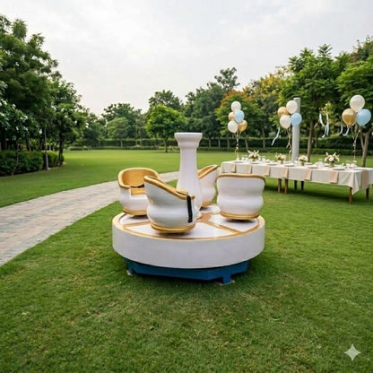The Crazy Britishers Cup and Sauccer Ride for Kids for Rent