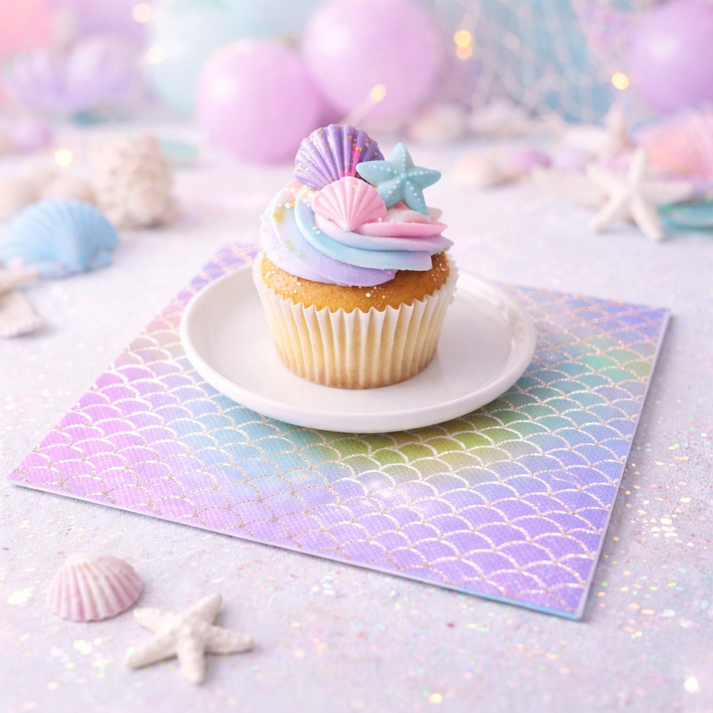 Mermaid Paper Napkins - 20PC