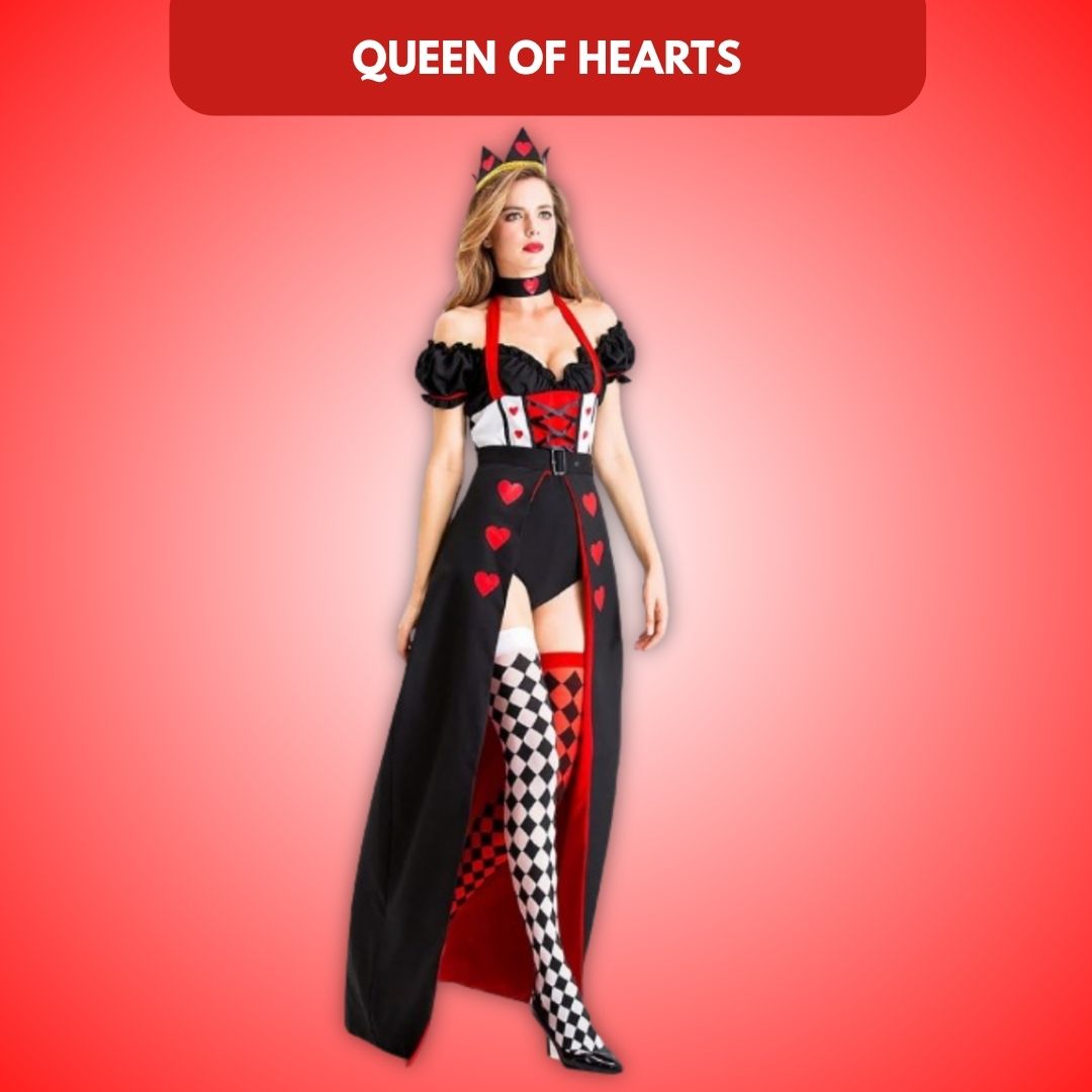 Queen of Hearts Costume w/Leggings