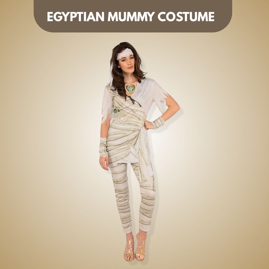 Egyptian Mummy Stretchable Costume