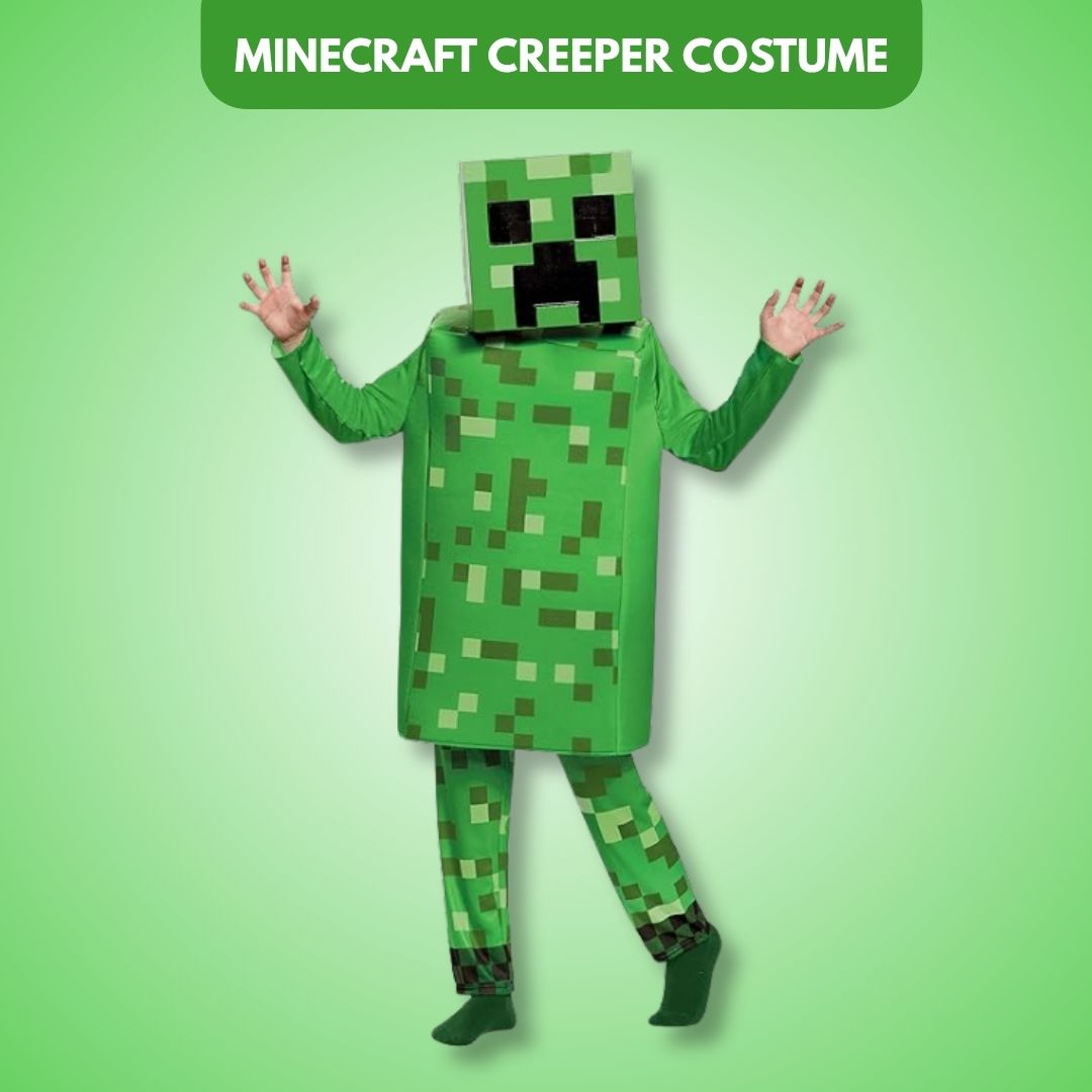 Minecraft Creeper Costume from The Movie "A Minecraft"