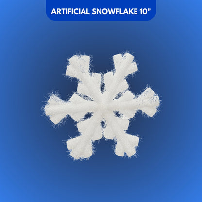 Foam Based Snow Flakes 10" - 1PC