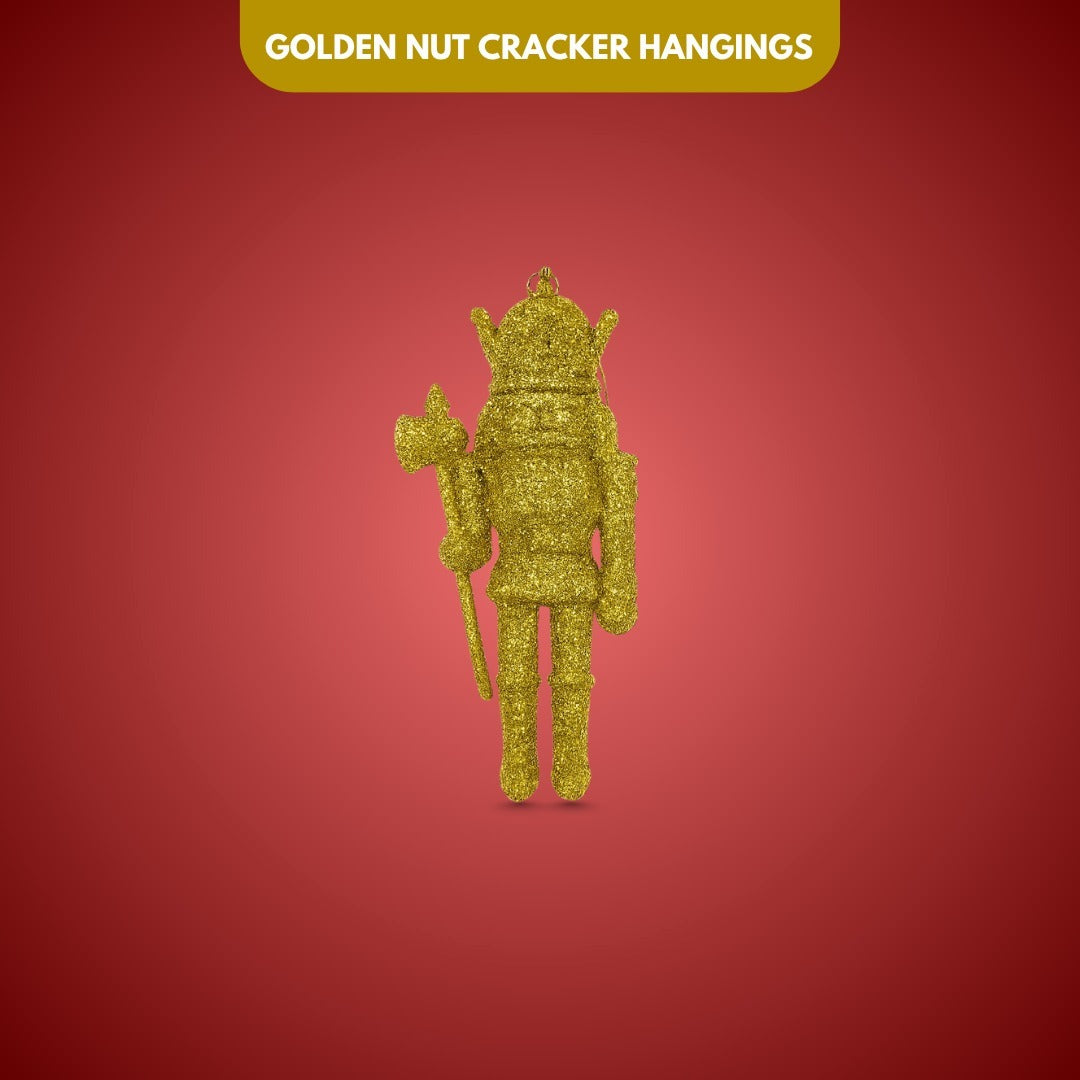 Nut Cracker Hangings Golden - 1PC