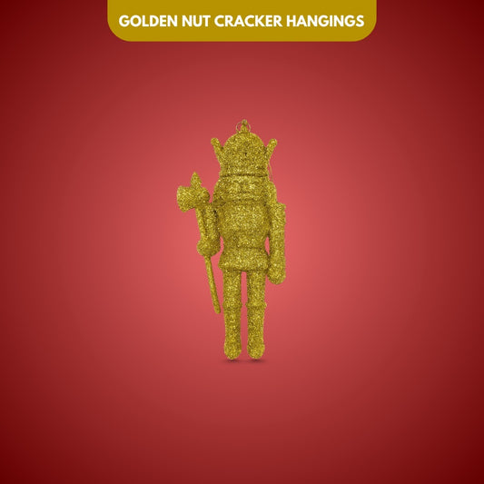 Nut Cracker Hangings Golden - 1PC