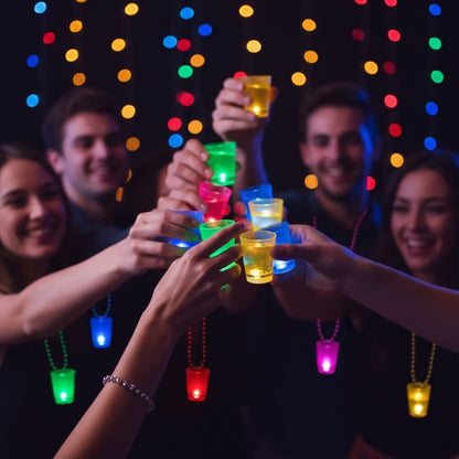 12" Neon Light Up Shot Glasses - 1PC