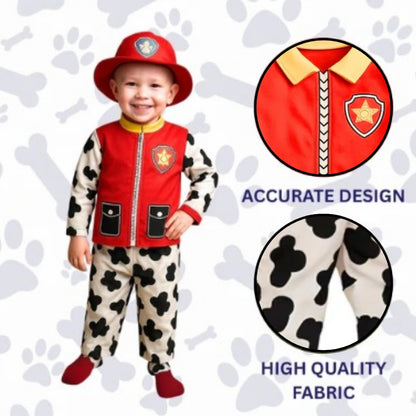 Paw Patrol Costume  Red for Kids with Bag