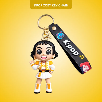 Kpop Demon Hunters Zoey Keychain - Anime Bag Charm | Wanna Party - Image 1