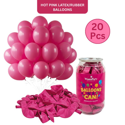 Hot Pink Latex Balloons 10" - 20PC