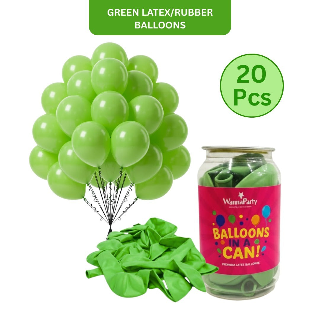 Light Green Latex Balloons 10" - 20PC