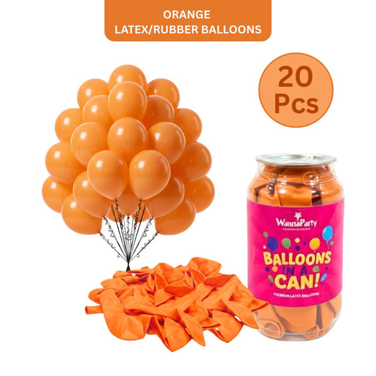 Orange Latex  Balloons 10" - 20PC