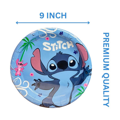 Stitch Theme Paper Plates - 8PC