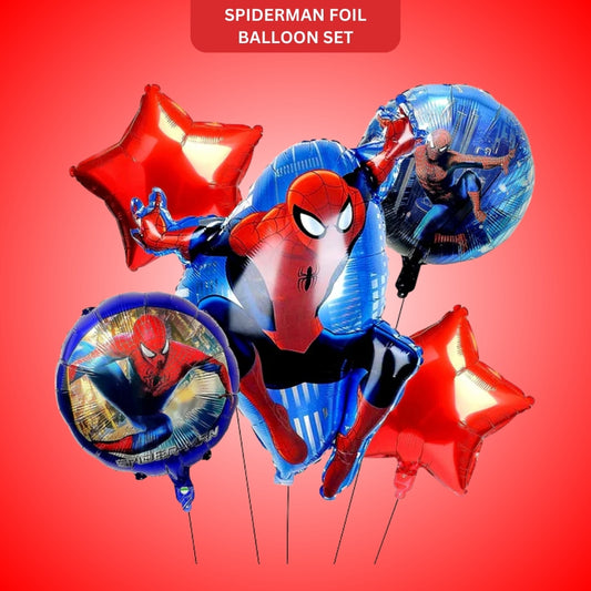 Spiderman Foil balloon Set Of 5