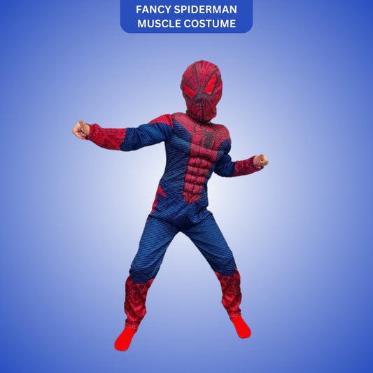 Fancy Spiderman Muscle Costume for Kids