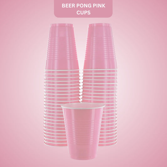 Beer Pong Cups Pink - 20PC