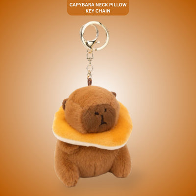 Capybara Neck Pillow Plushy Keychain - Cute Bag Charm | Wanna Party - Image 1