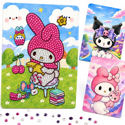 Diamond Craft DIY Cinnamoroll Art Kit - 2 in 1 Painting Set | Wanna Party