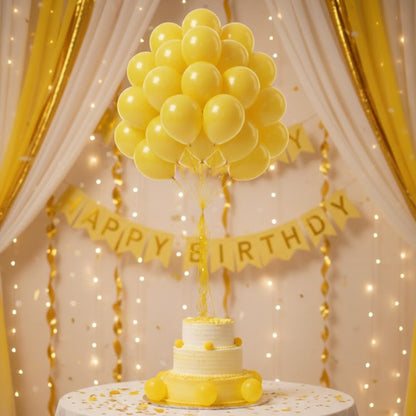 Yellow Latex  Balloons 10" - 20PC