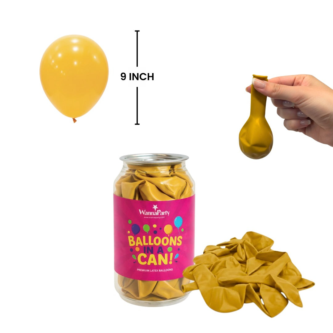 Mustard Yellow Premium Latex Balloons 10" - 20PC