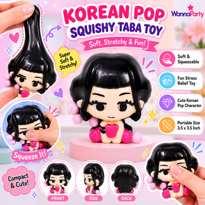 K-POP Zoey Squishy Taba Toy - Cute Squeeze Toy for Kids | Wanna Party - Image 9