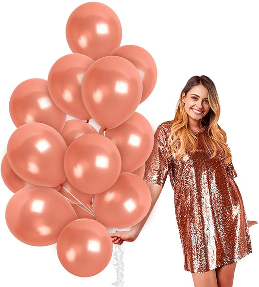Peach Latex Balloons - 20 Pcs Pastel Party Balloons