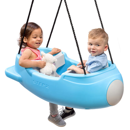 Rocket Swing For Two by Step2 — kids activity toy for outdoor play and birthday gifts - image 1
