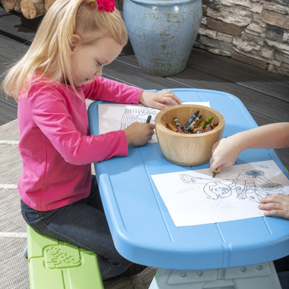 Sun & Shade Picnic Table W/ Umbrella by Step2 — kids activity toy for outdoor play and birthday gifts - image 7