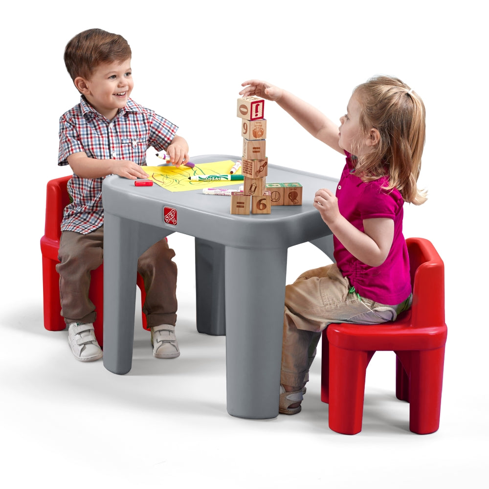 Party For Two Table And Chair Set by Step2 — kids activity toy for outdoor play and birthday gifts - image 2