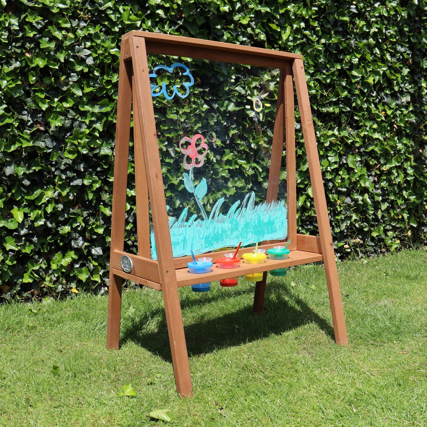 Backyard Discovery Eric Activity Wooden Easel by Backyard Discovery — kids activity toy for outdoor play and birthday gifts - image 8