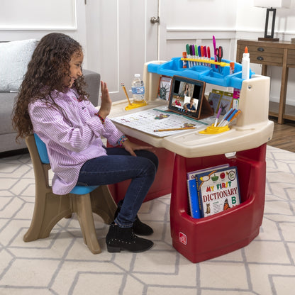 Dx Art Master Activity Desk by Step2 — kids activity toy for outdoor play and birthday gifts - image 9
