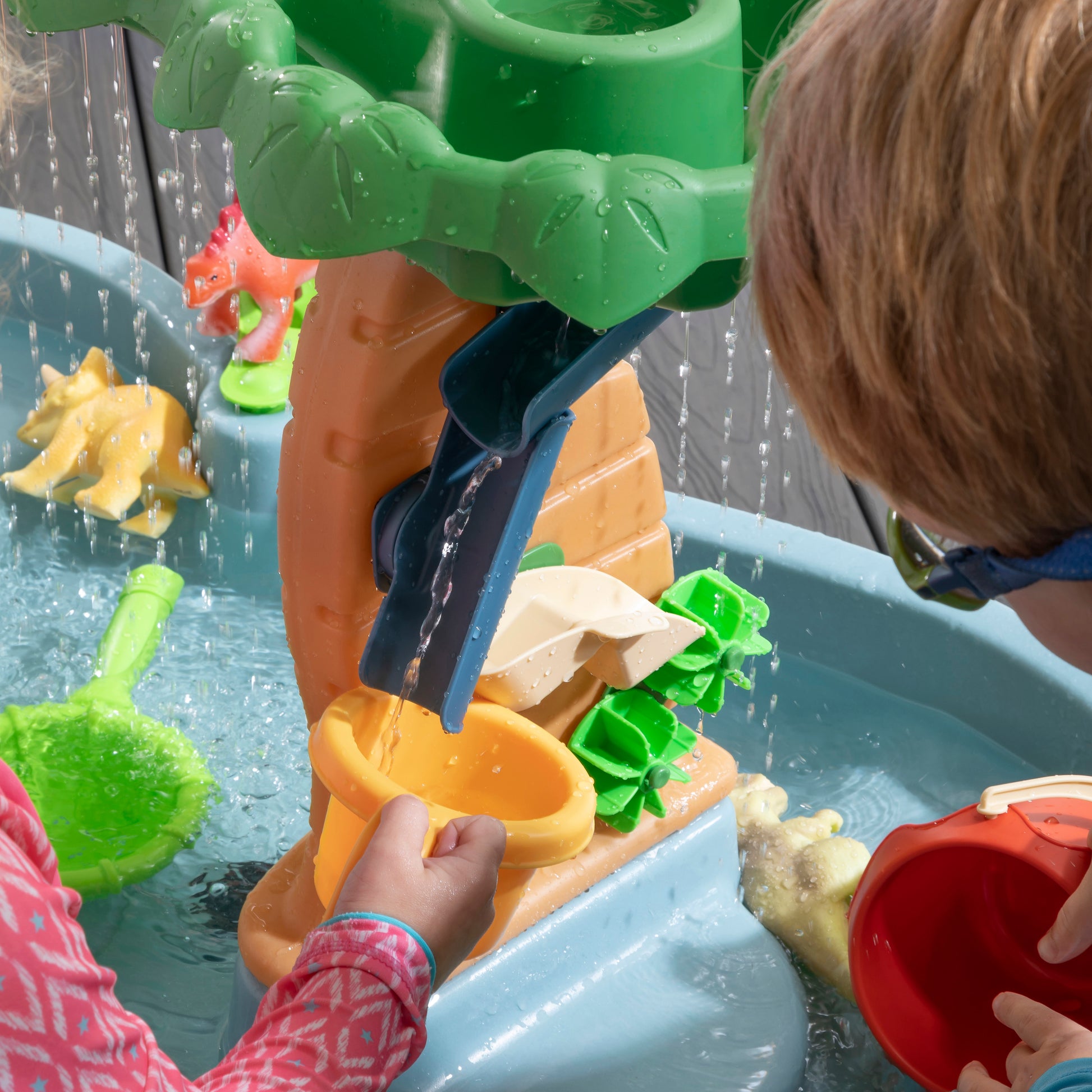 Dino Shower Water Table by Step2 — kids activity toy for outdoor play and birthday gifts - image 3