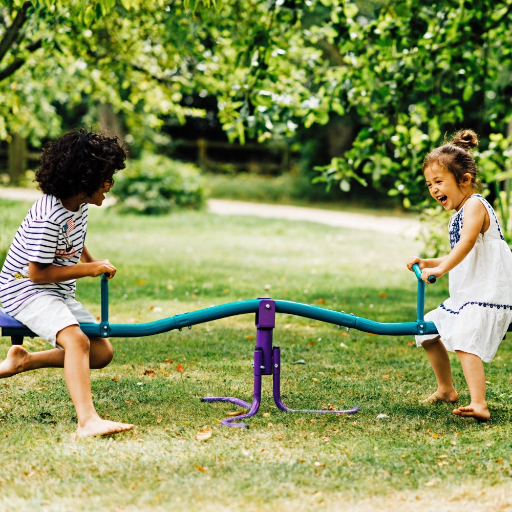 Plum Metal Rotating See Saw by Plum — kids activity toy for outdoor play and birthday gifts - image 5