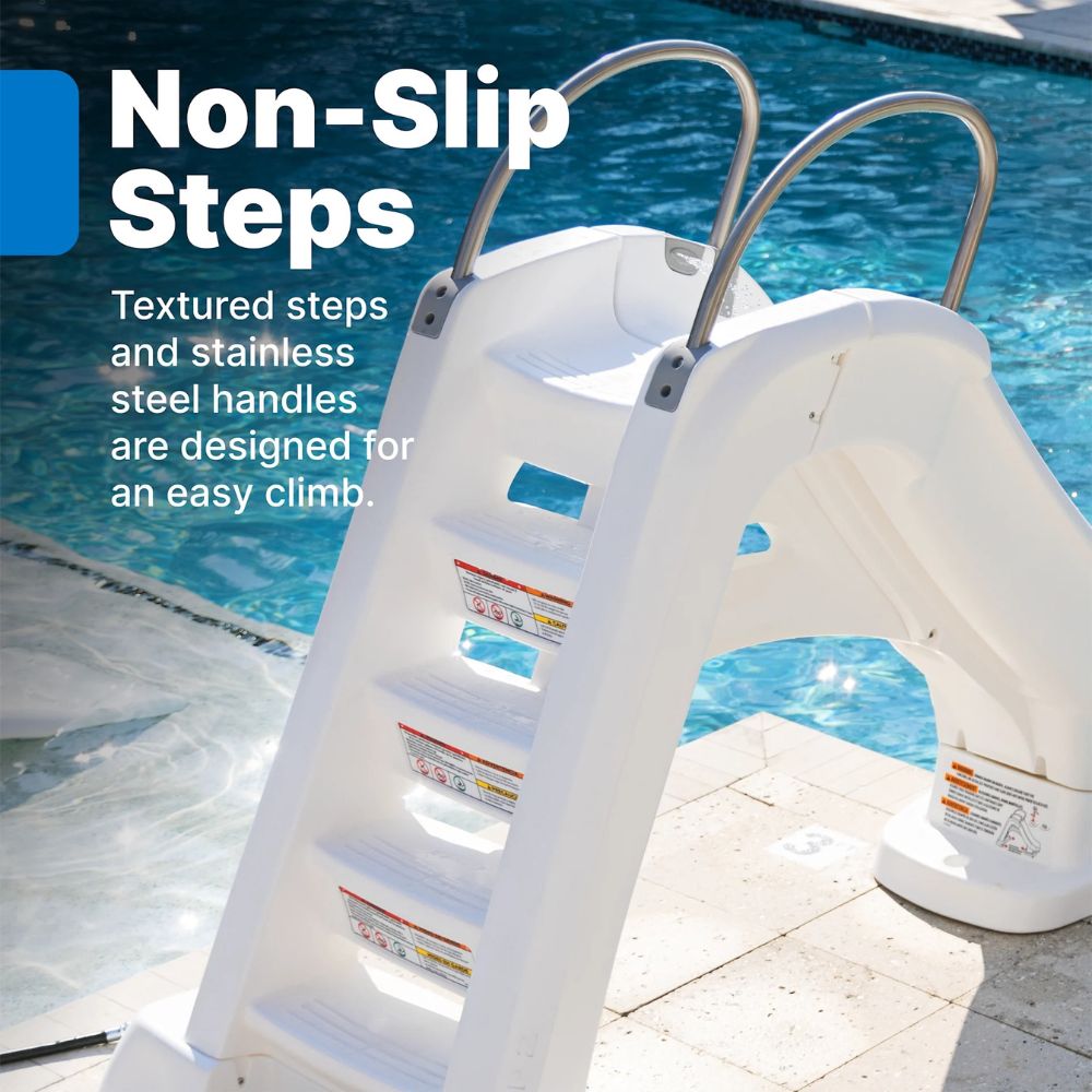 Vero Poolside Slide (White) by Step2 — kids activity toy for outdoor play and birthday gifts - image 5