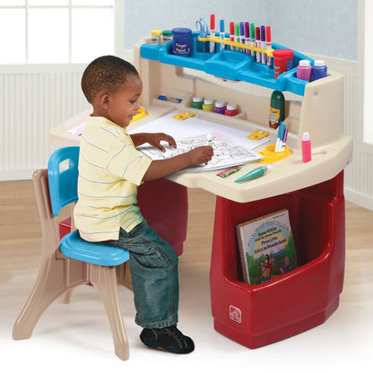 Dx Art Master Activity Desk by Step2 — kids activity toy for outdoor play and birthday gifts - image 10